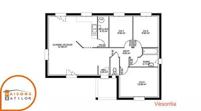 Maison neuve, 109 m²