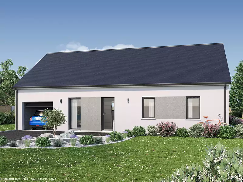 Maison neuve, 91 m² - Bricy (45310)