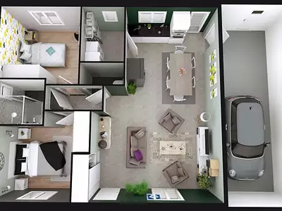 Maison neuve, 65 m²