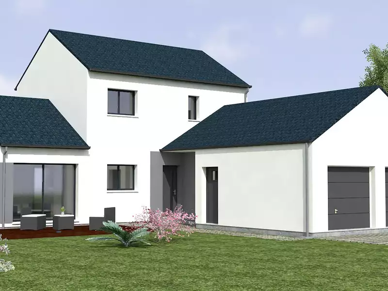 Maison neuve, 120,06 m² - Vernoil-le-Fourrier (49390)