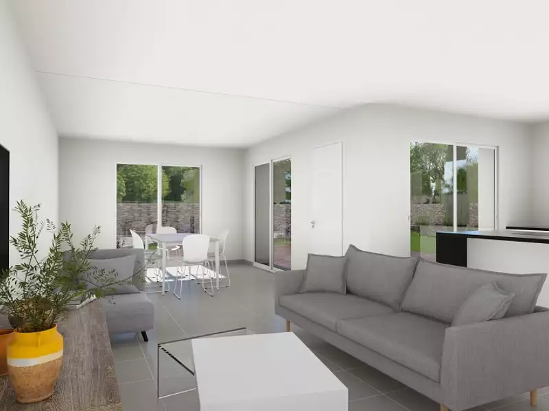 Maison neuve, 99 m² - Bléré (37150)