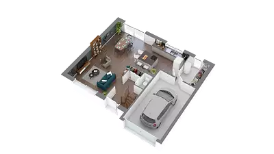 Maison neuve, 128,82 m²