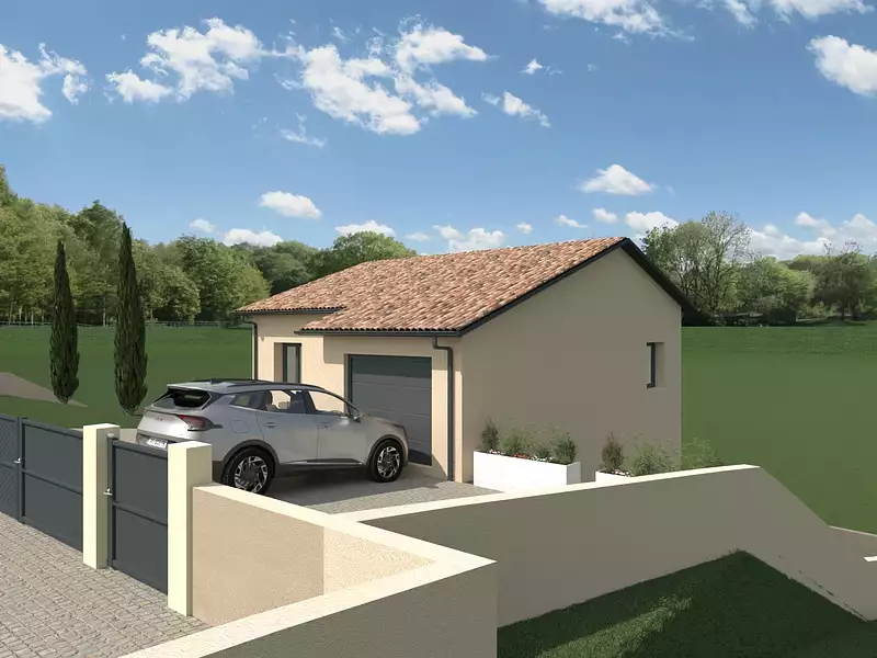 Maison neuve, 105 m² - Ville-sur-Jarnioux (69640)