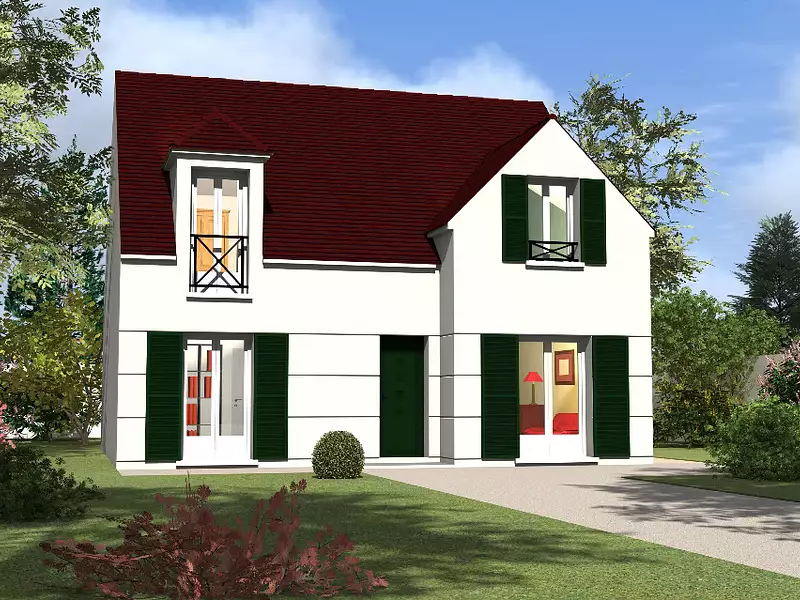 Maison neuve, 110 m² - Fresnoy-la-Rivière (60127)