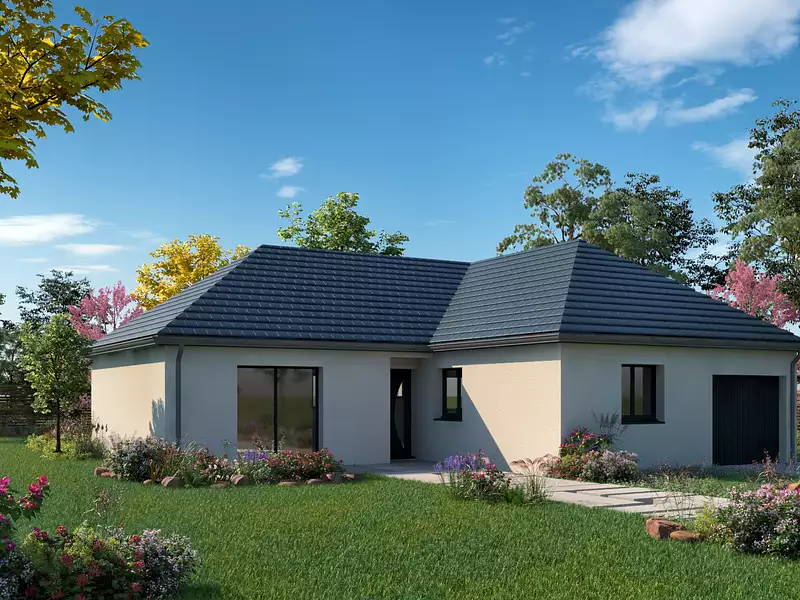 Maison neuve, 92,38 m² - Les Villages Vovéens (28150)