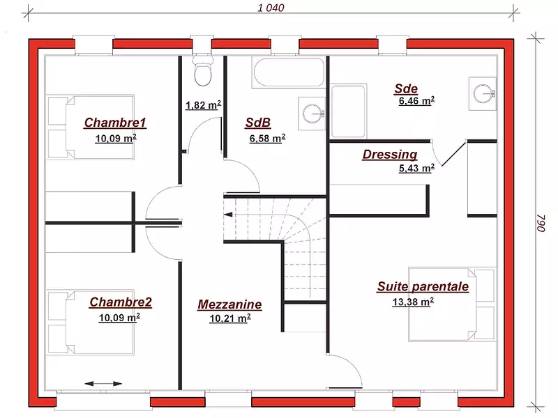 Maison neuve, 130 m² - Longperrier (77230)