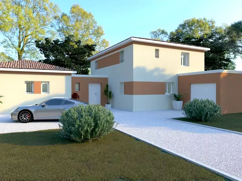 Maison neuve, 120 m² - Villecroze (83690)