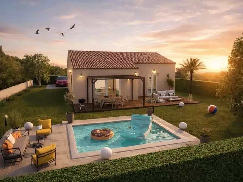 Maison neuve, 90 m² - Lorgues (83510)