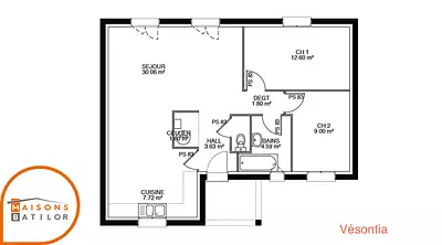 Maison neuve, 109 m²