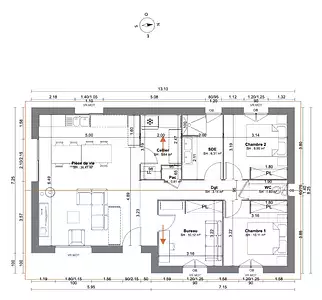 Maison neuve, 85 m²