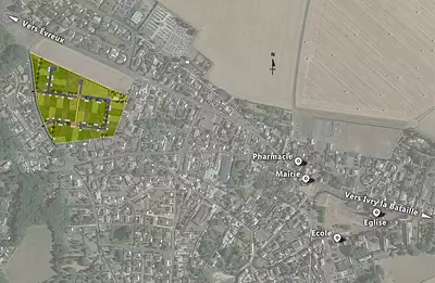 Terrain à bâtir, 600 m²