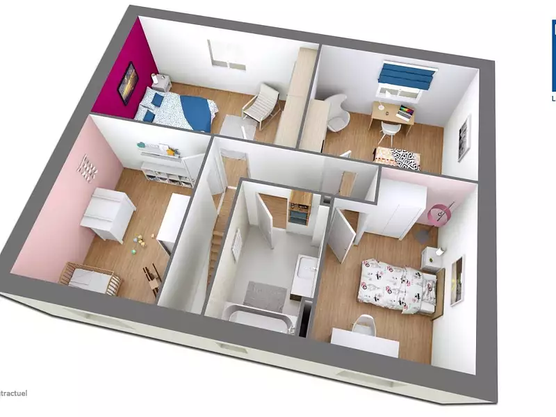 Maison neuve, 122 m² - Corbeil-Essonnes (91100)