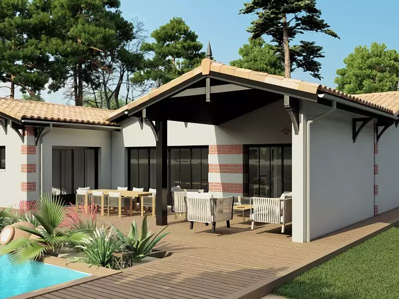 Maison neuve, 141 m² - Le Porge (33680)