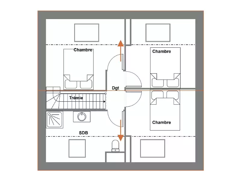 Maison neuve, 85 m² - Plaintel (22940)