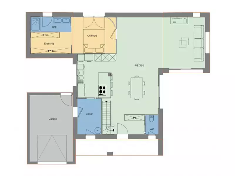 Maison neuve, 131 m² - Riantec (56670)