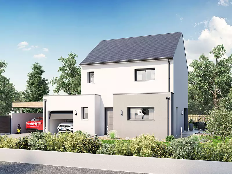 Maison neuve, 113 m² - Ménéac (56490)