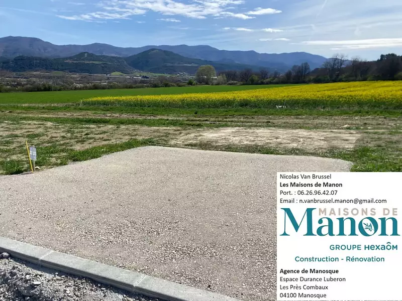 Terrain à bâtir, 458 m² - Aubignosc (04200)