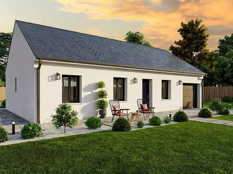 Maison neuve, 94 m² - Courdemanche (72150)