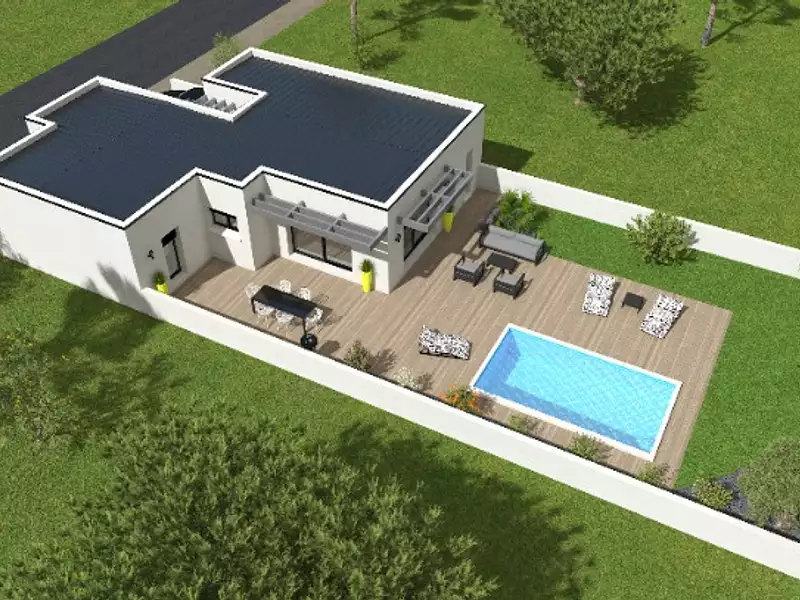 Maison neuve, 97 m² - Ballon (17290)