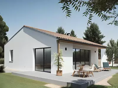 Maison neuve, 85 m² - Serves-sur-Rhône (26600)