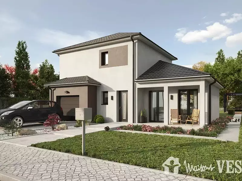 Maison neuve, 82 m² - Giraumont (54780)