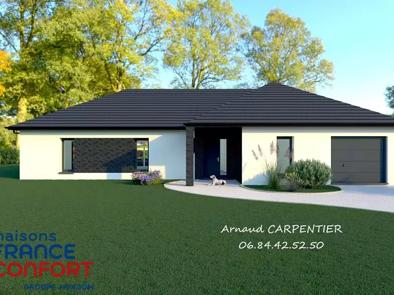 Maison neuve, 135 m² - Monchy-le-Preux (62118)