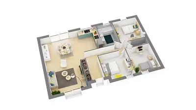 Maison neuve, 95,3 m²