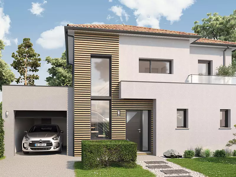 Maison neuve, 107 m² - Saint-Selve (33650)