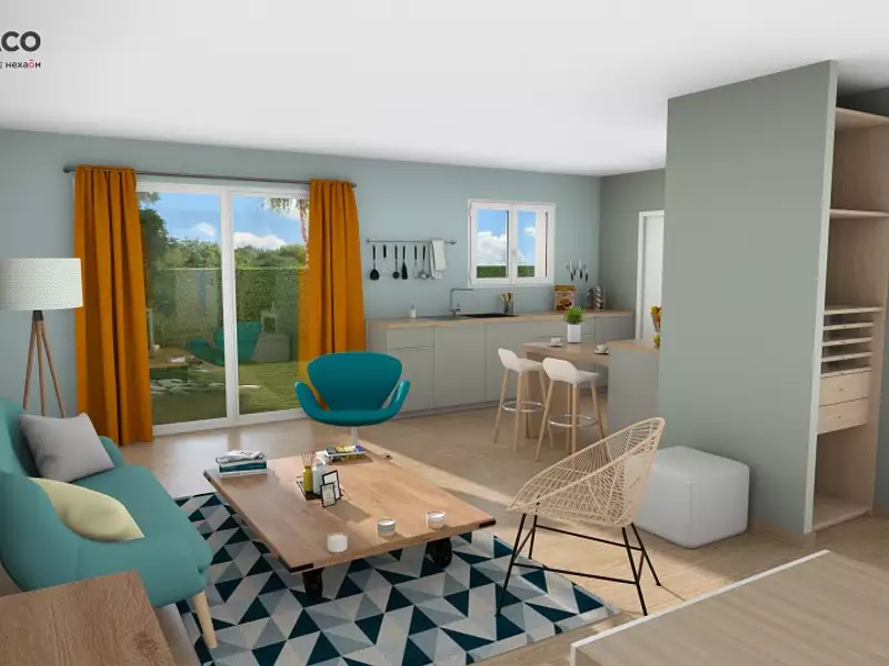 Maison neuve, 118 m² - Saint-Martin-aux-Chartrains (14130)