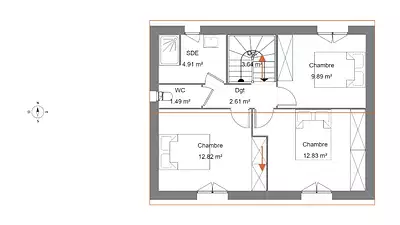 Maison neuve, 113 m²