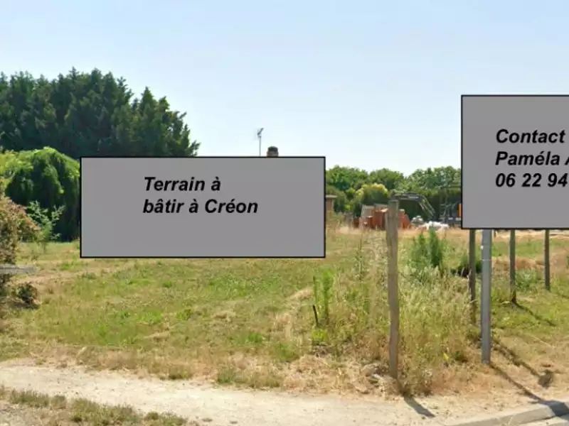 Terrain à bâtir, 560 m² - Camblanes-et-Meynac (33360)