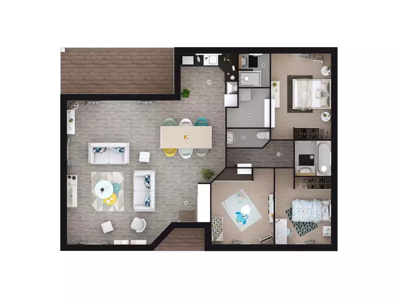 Maison neuve, 103 m² - Fossemagne (24210)