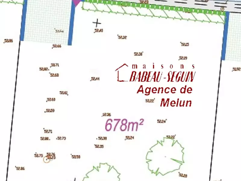 Terrain à bâtir, 678 m² - Boissettes (77350)