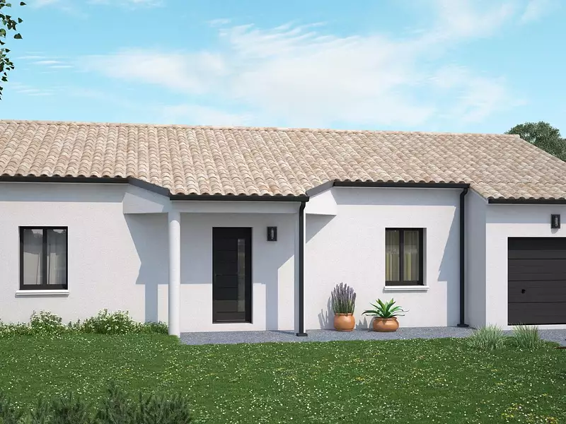 Maison neuve, 96 m² - Saint-Julien-l'Ars (86800)