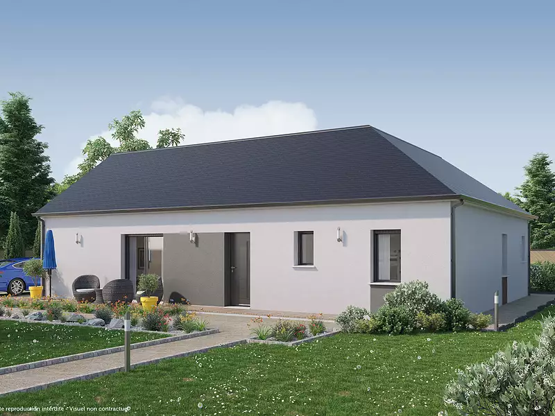 Maison neuve, 109 m² - Loches (37600)