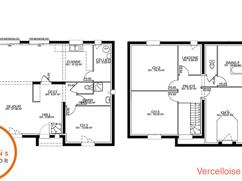 Maison neuve, 148 m² - Equevilley (70160)