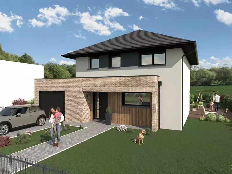Maison neuve, 157 m² - Farbus (62580)