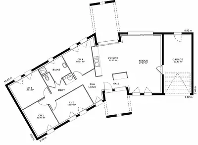 Maison neuve, 125 m²