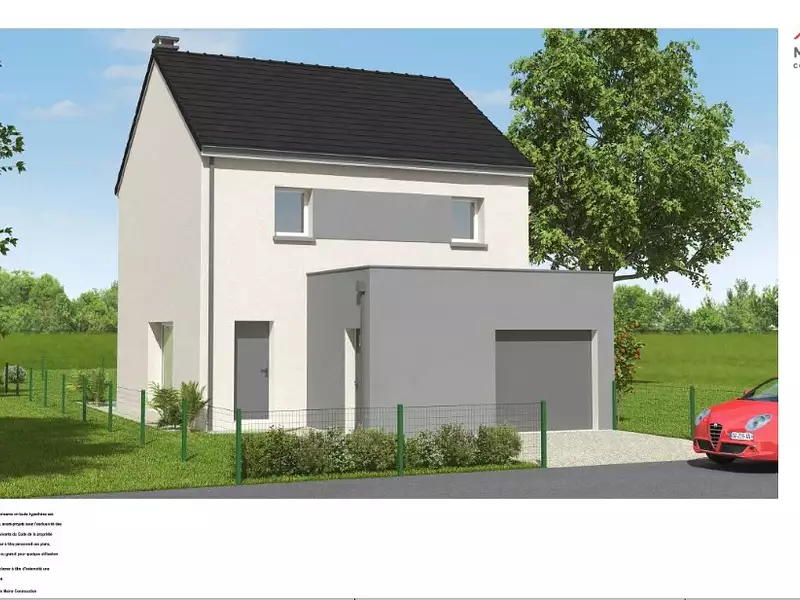 Maison neuve, 92 m² - Changé (72560)