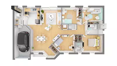 Maison neuve, 105 m²