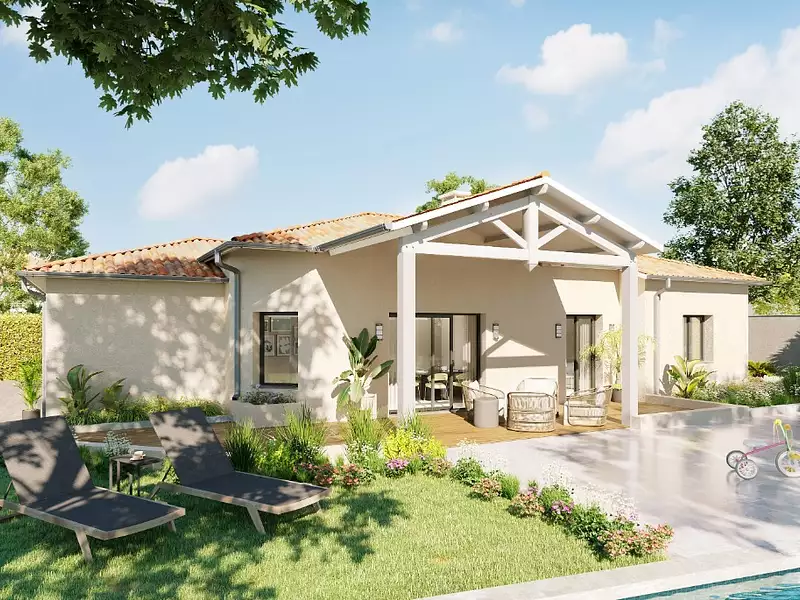 Maison neuve, 103 m² - Aurensan (65390)