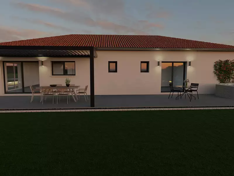Maison neuve, 98 m² - Massieux (01600)
