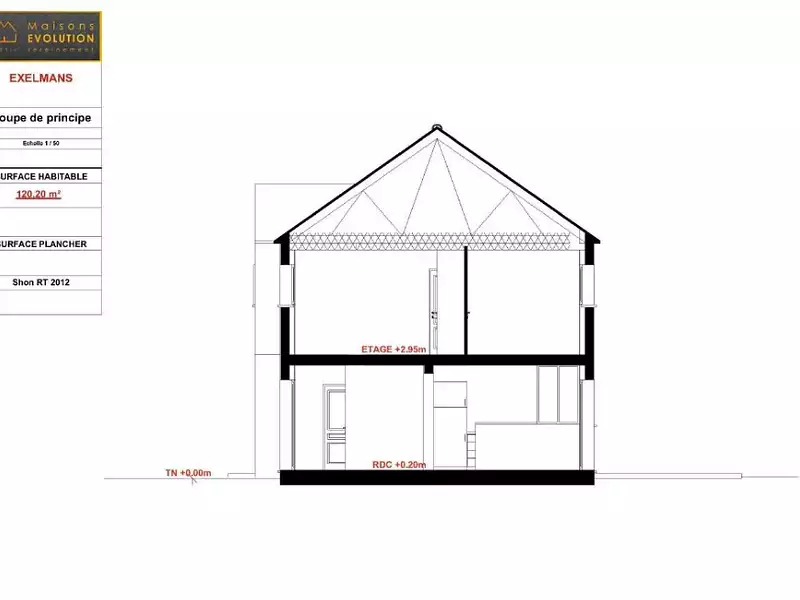 Maison neuve, 120 m² - Éragny (95610)