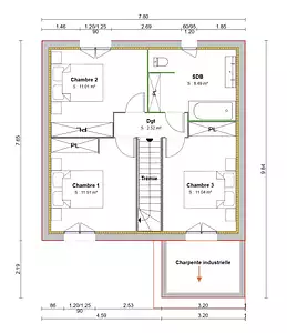 Maison neuve, 81 m²