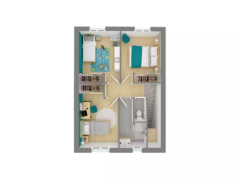 Maison neuve, 70 m² - Etaules (17750)