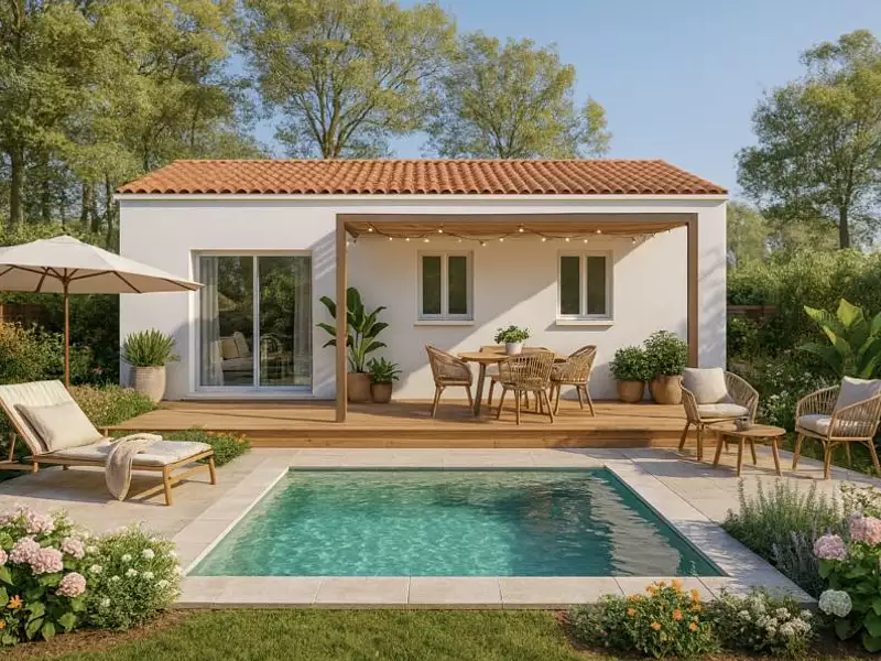 Maison neuve - Comps (30300)