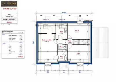 Maison neuve, 122 m²