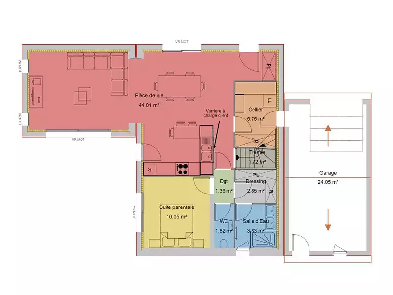 Maison neuve, 121 m² - La Touche (26160)