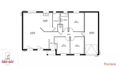 Maison neuve, 89 m²