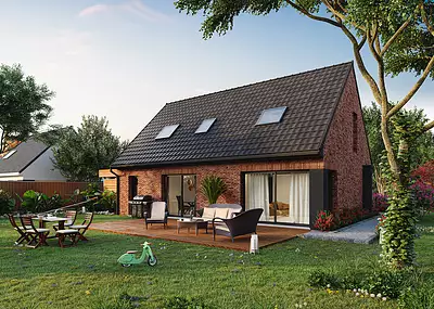 Maison neuve, 107,28 m²
